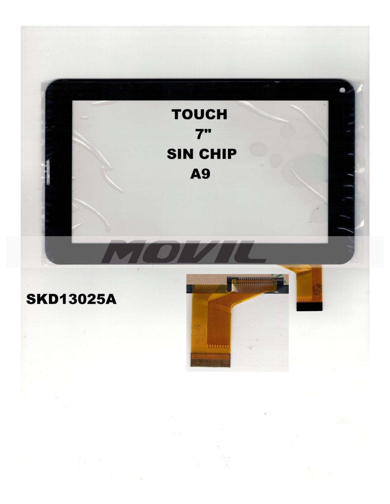 Touch tactil para tablet flex 7 inch SIN CHIP A9 SKD13025A